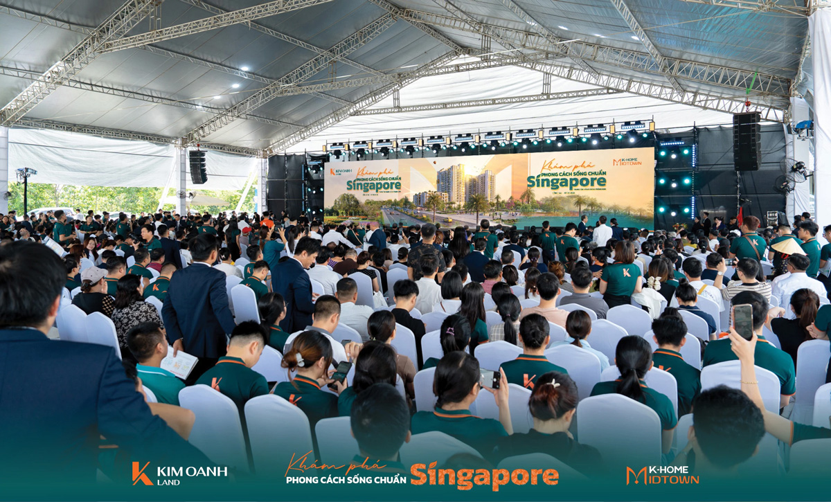 Hơn 1.000 khách hàng tham dự sự kiện “mở khóa an cư” tại dự án K-Home Midtown