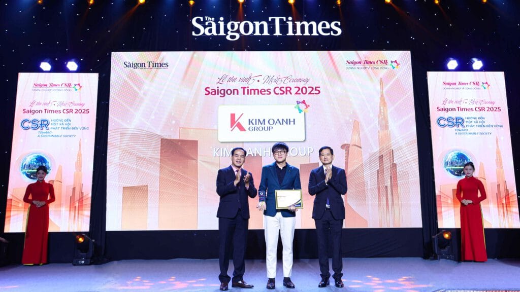 Kim Oanh Group được vinh danh “Doanh nghiệp vì cộng đồng” tại Saigon Times CSR 2025
