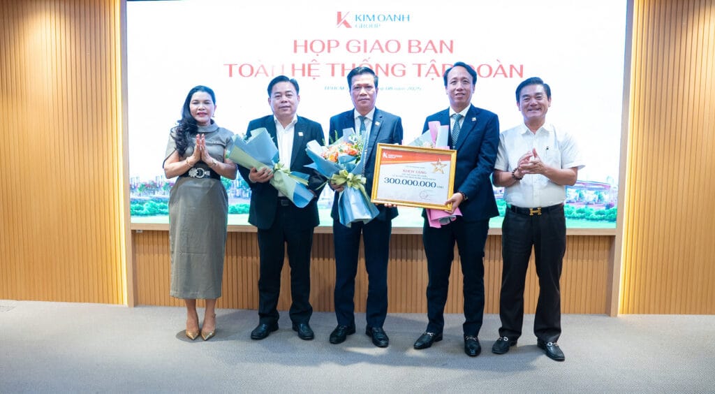 Kim Oanh Group thưởng nóng đội ngũ sau Lễ ra mắt K-Home Apartment