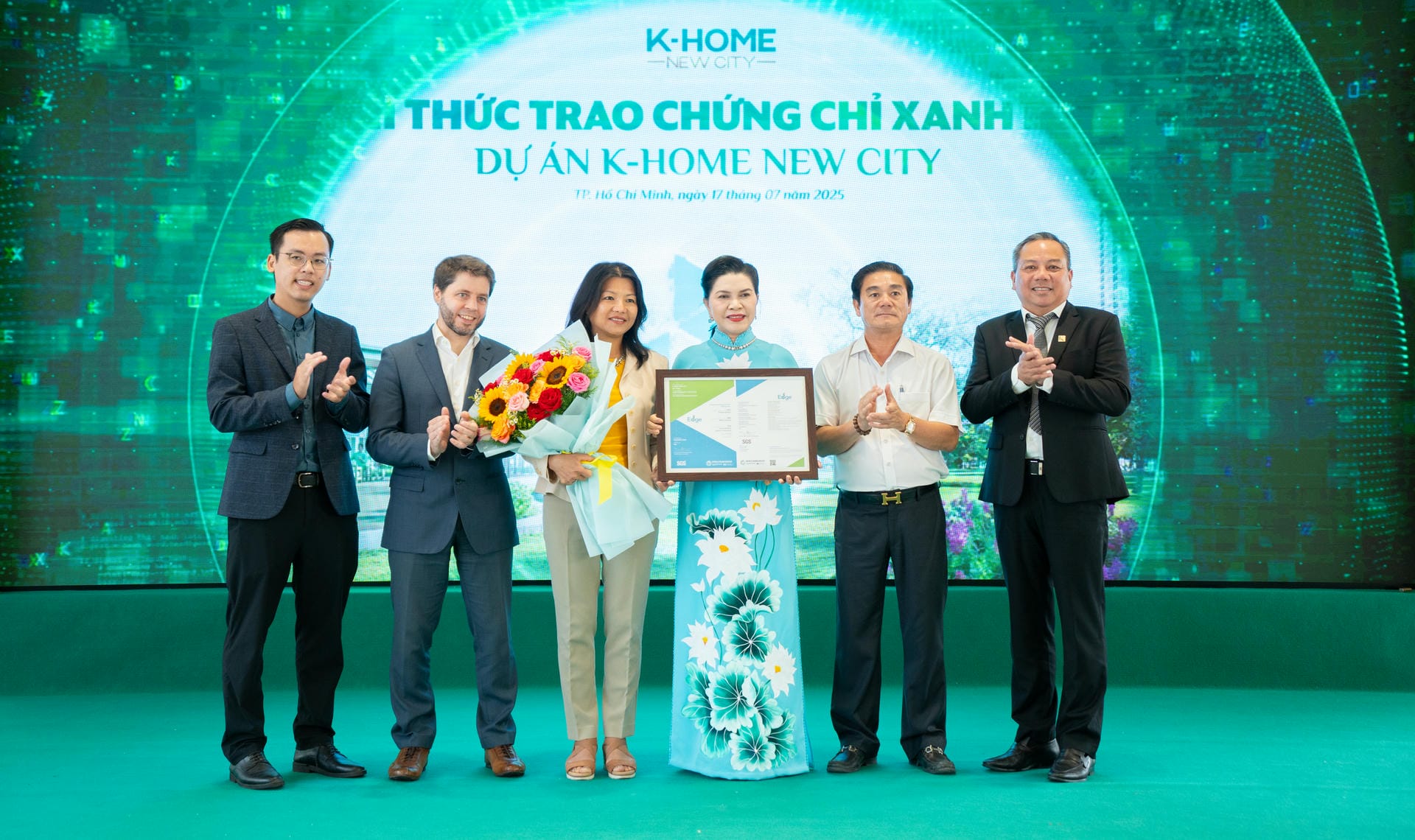 Nhà phố K-Home New City đạt Chứng chỉ công trình xanh EDGE