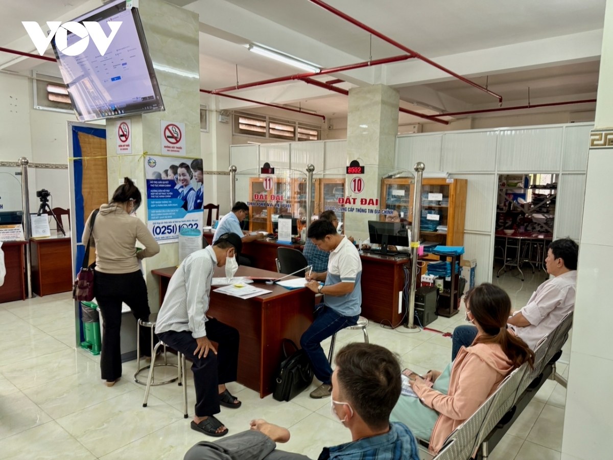 Một phòng khác của Văn phòng một cửa huyện Nhơn Trạch