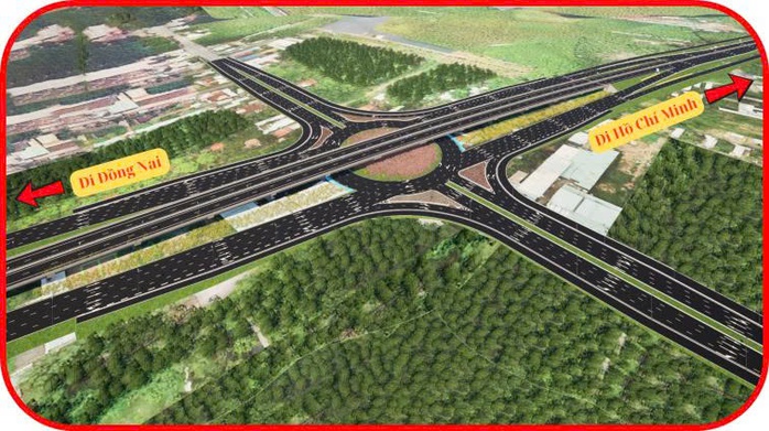 Phối cảnh hướng tuyến đường Vành đai 4 - TP HCM