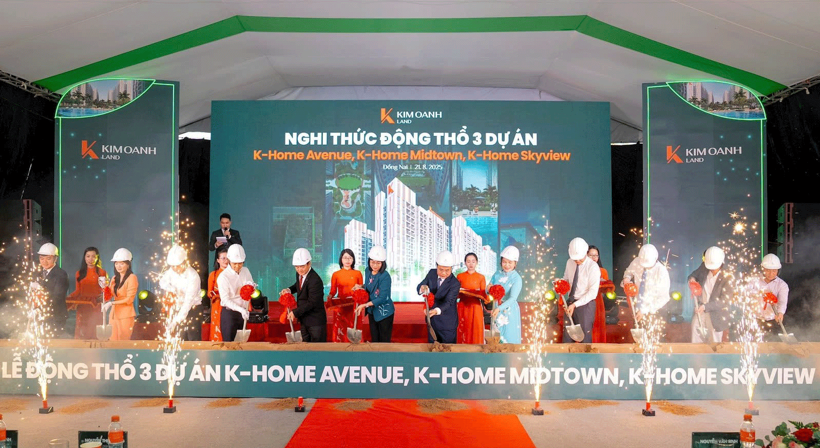 Ba dự án NƠXH của Công ty Kim Oanh Land mới động thổ sẽ góp phần cung cấp 5.500 căn hộ cho người thu nhập thấp