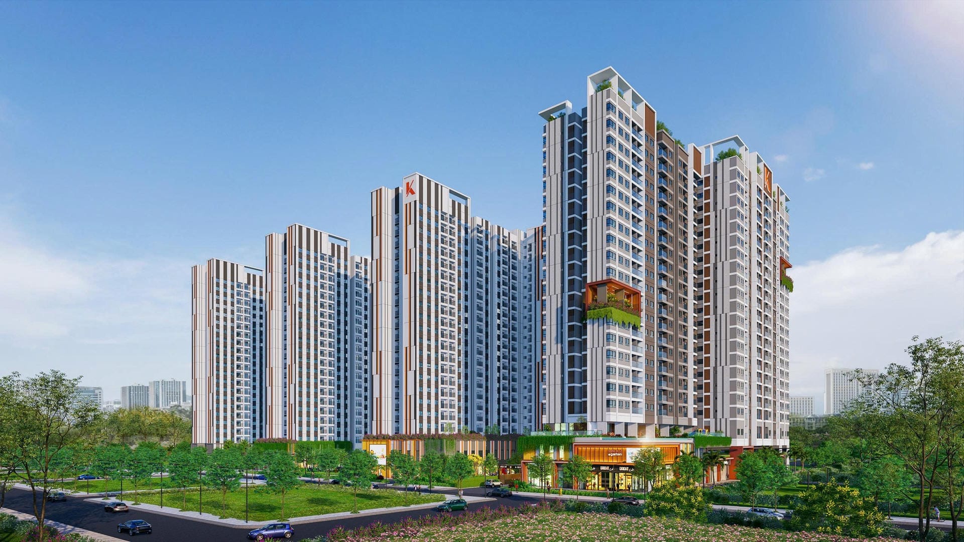 Phối cảnh khu căn hộ K-Home Cityview.
