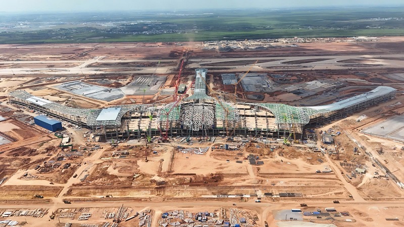 Sân bay Long Thành dự kiến sẽ hoàn thành và đưa vào khai thác trong năm 2026