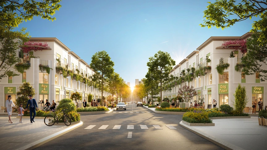 Thiết kế nhà phố liên kế tại The Link City