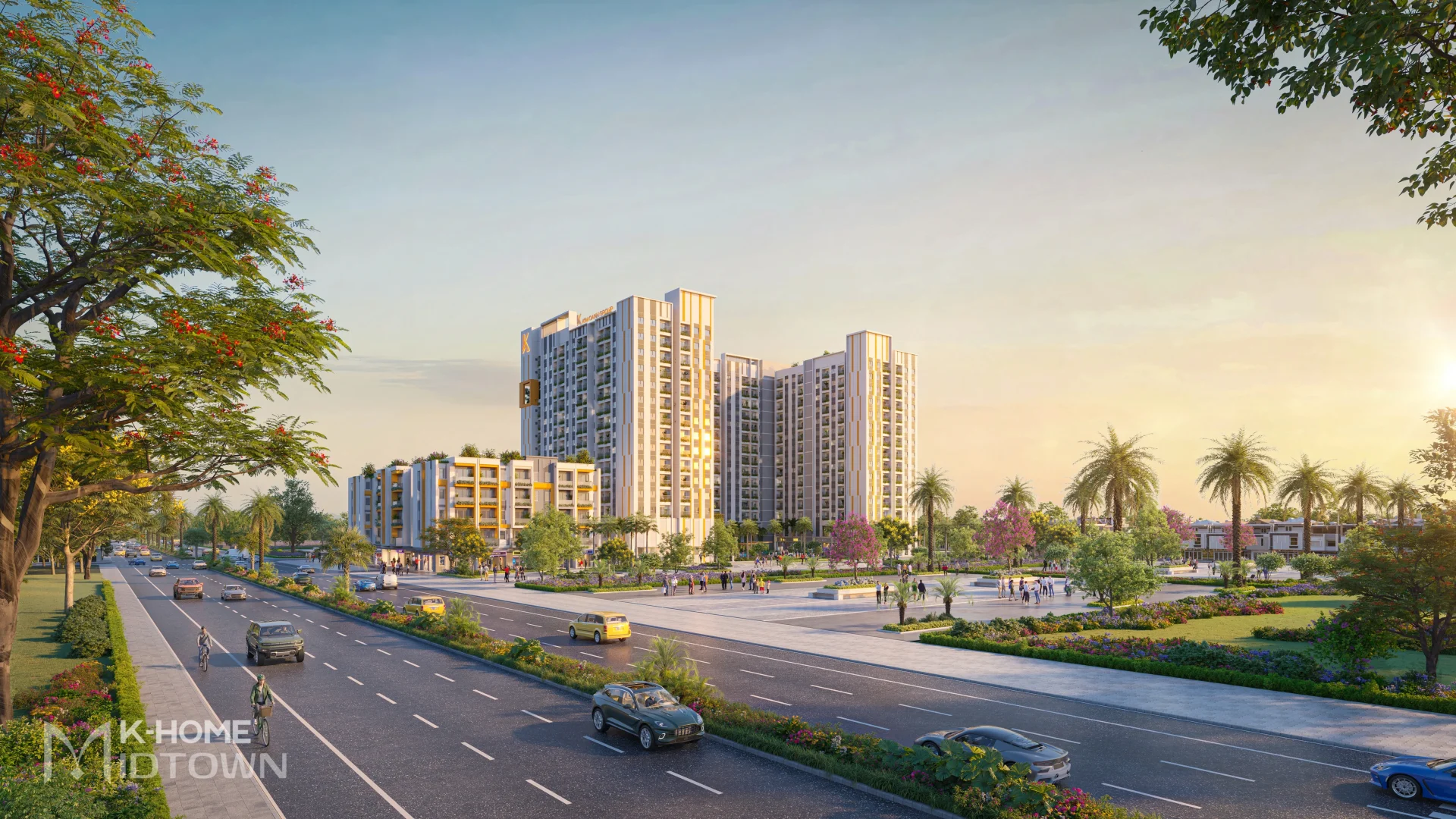 K-Home Midtown – một trong số những dự án của Kim Oanh Land sẽ góp phần thay đổi diện mạo trung tâm hành chính Trảng Bom thời gian tới.