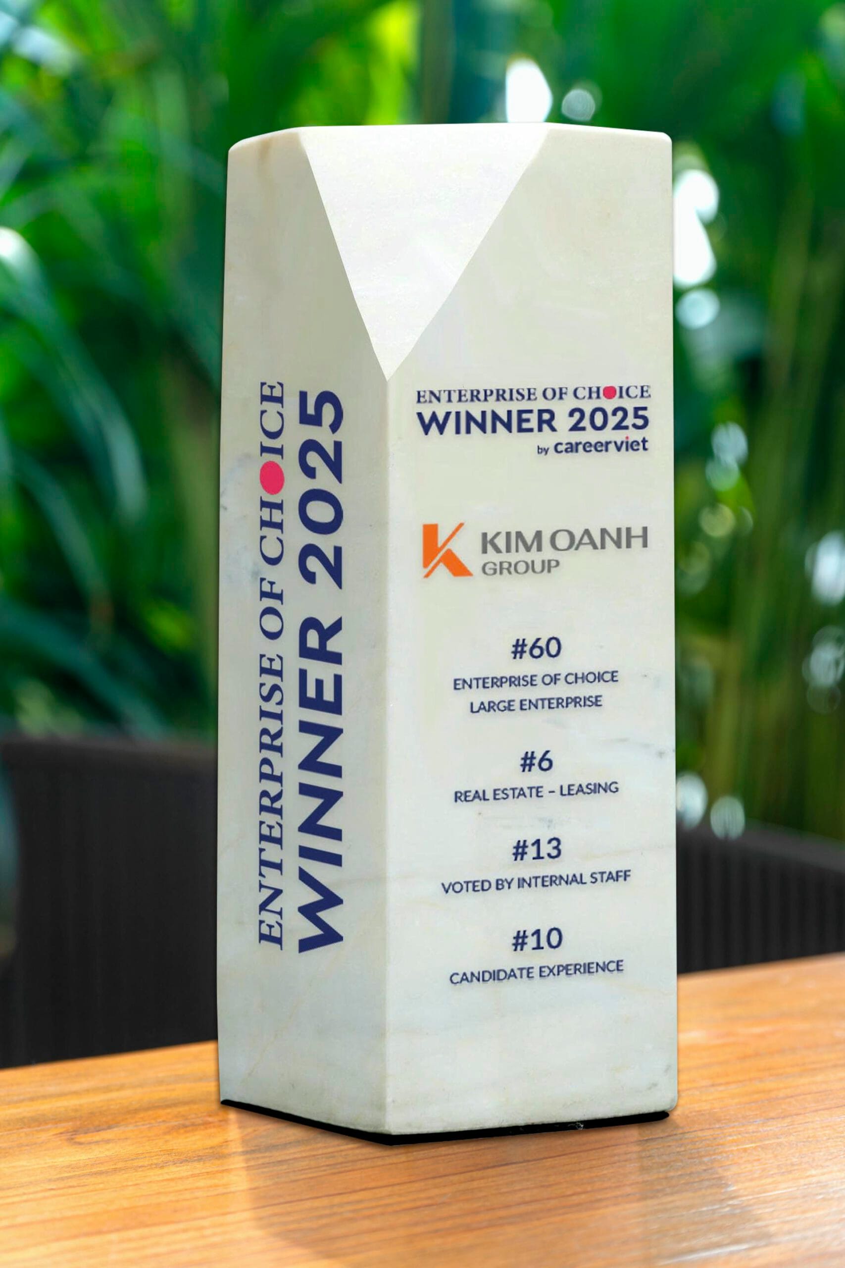 Giái thưởng Doanh nghiệp yêu thích 2025 dành cho Kim Oanh Group