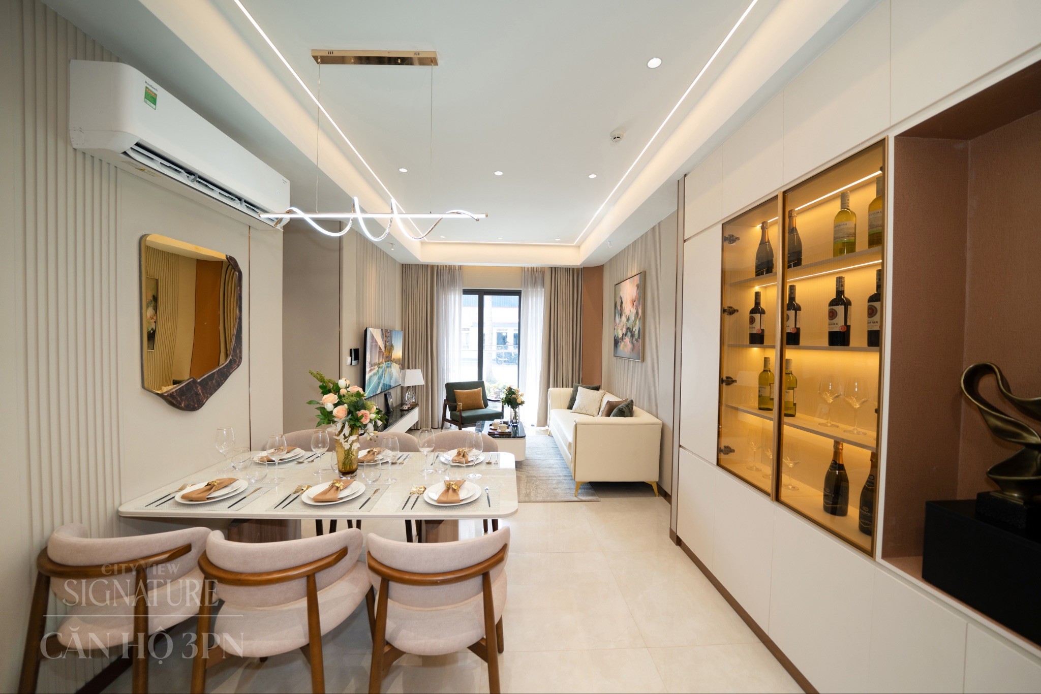 Căn hộ mẫu Cityview Signature đã chính thức mở cửa và đón khách tham quan. - Ảnh: Kim Oanh Group
