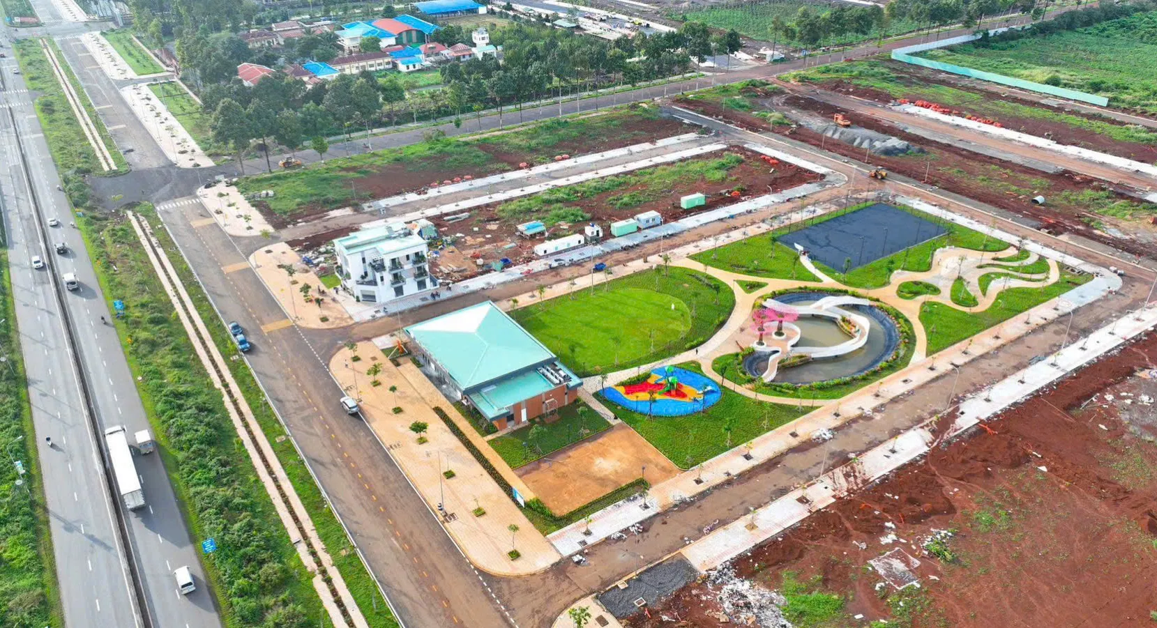 Hình ảnh thực tế nhìn rên cao dự án The Link City